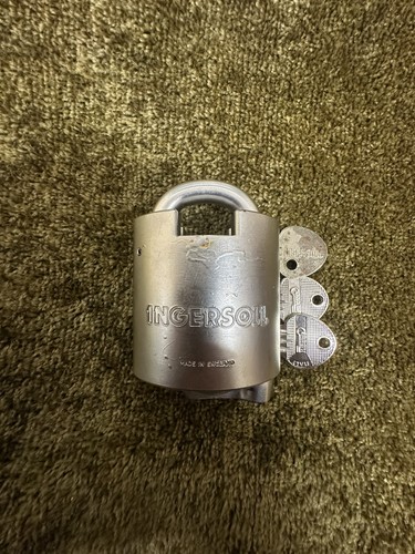 Ingersoll padlock with 3 - ingersoll,
