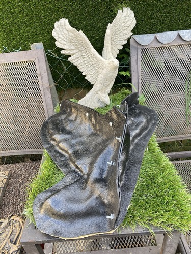 Latex and fibreglass mould - and,