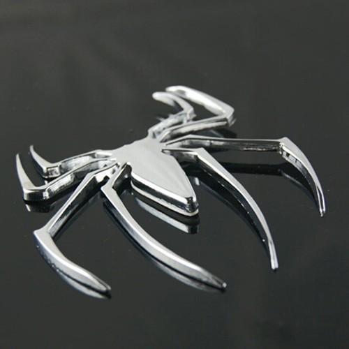 Metal spider logo car - metal,