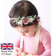 Baby Girls New Born Kids Flower Floral Elastic Hairband Headband Cute Stretchy