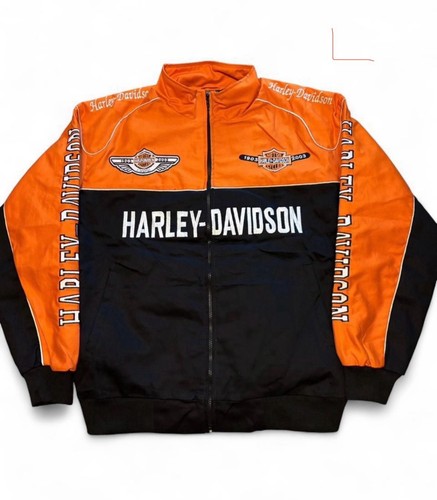Harley davidson black orange - harley, black/orange