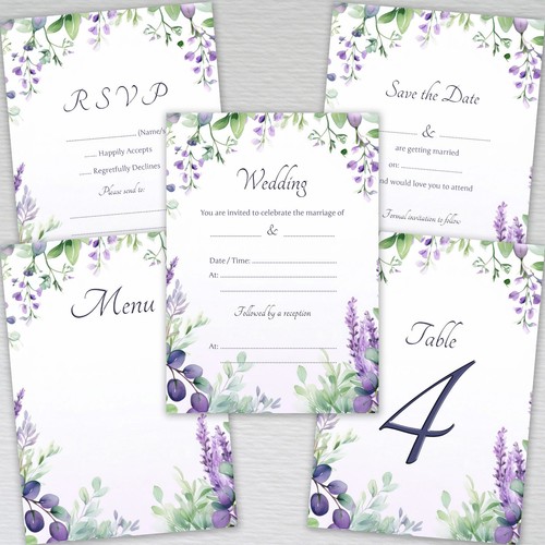 Lavender eucalyptus wedding - lavender, &