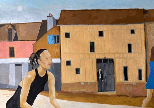 Original painting simon - by,