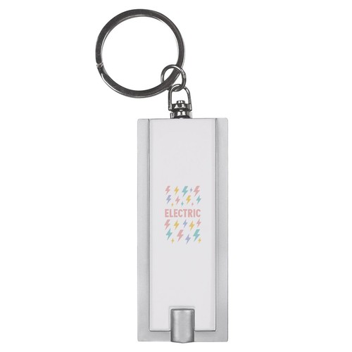 Electric led keyring torch - 'electric',