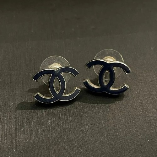 Chanel logo earrings - logo,