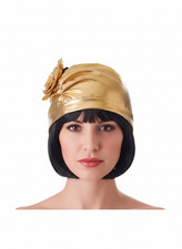 Adult Gold 1920s Cloche Hat
