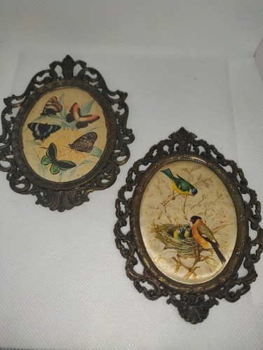 Vintage italian ornate brass - ornate,