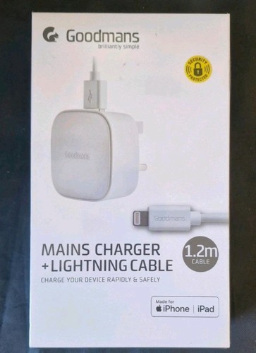 Goodmans mains charger cable - goodmans,