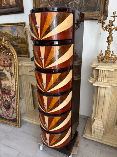 Oval art deco - art, display