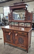 Antique Dresser Sideboard Chiffonier Art Nouveau Cabinet Cupboard Libertys Style