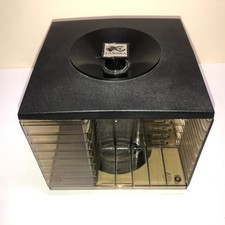 Vintage Cambra Rotating Cassette Tape Holder Storage Rack. Holds 20 Tapes.