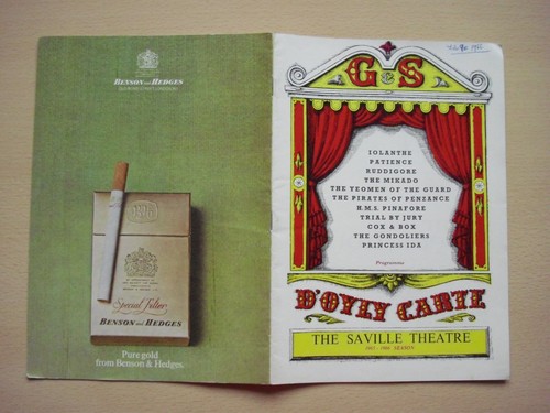Programme theatre opera the - programme,