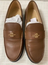 Coach janie leather loafers - janie,