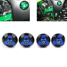 For KAWASAKI Ninja 250 250R 300 ZX250 ZX300R Blue Frame Hole Cap Cover Plug