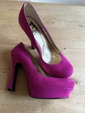 Vintage Red Or Dead Pink Suede