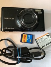 FUJI FINEPIX T400 BLACK 14MP EXCELLENT TESTED Digital Pocket Camera SD Card USB