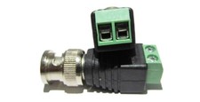BNC to Screw Terminal Adapter for CCTV - Easy Install, No Splice, Secure Connect