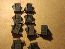 NOS LUCAS ON-OFF ROCKER SWITCH.  161 SA. Black Plastic Type. Made In England.