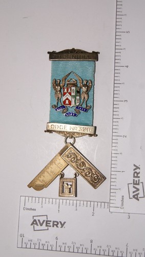 Silver masonic past master - masonic, master's