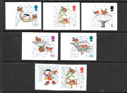 2001 christmas stamps - gb,