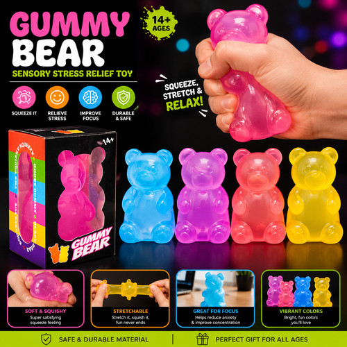 Schylling needoh gummy bear - needoh,