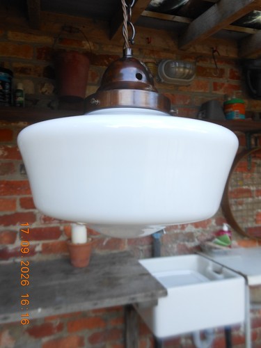 Vintage art deco opaline milk - art,