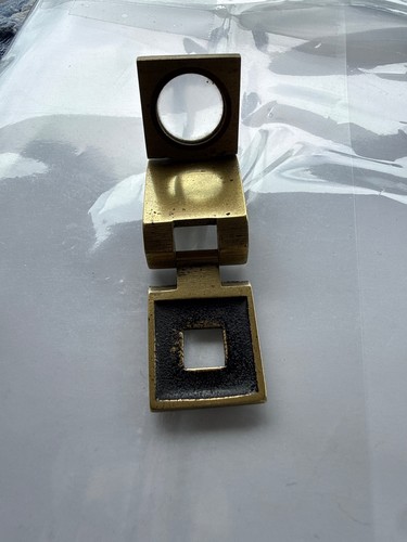 Vtg antique solid brass - vtg,