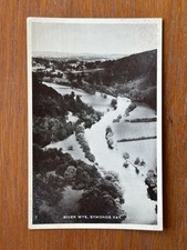 Vintage 1920s Postcard River