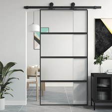 Sliding door black 102 - sliding, 102.5x205