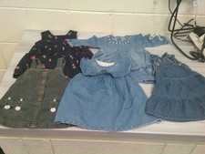 5 BABY GIRL DRESSES - 3-6M -