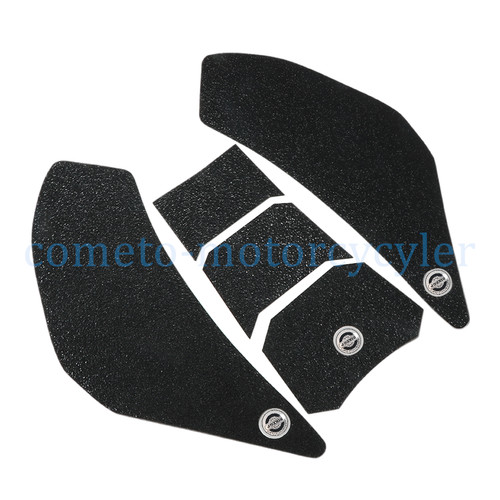 Motorcycle fuel tank side anti