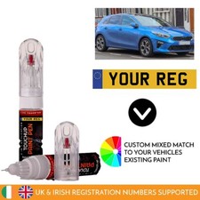 Touch Up Paint Pen For Kia Cee'd Mixed By Car Registration Reg Numberplate
