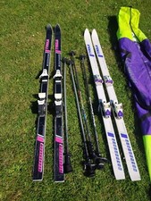 two pair of ski's Megashadow 180cm &Megaspirit 170 mm with poles and holdall