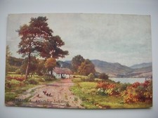 Loch Etive - a Croft. Near Taynuilt, Dalmally, Connel, Glencoe. (Tuck - Oilette)