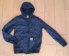 Carhartt Active Liner Jacket Mens Size Medium - Black Quilted Hooded 