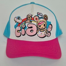 TOKIDOKI Snapback Cap Blue Pink Women's 9Forty New EraAdjustable Embroidered