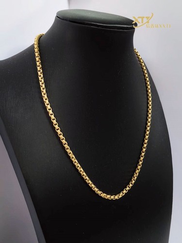 Square bead chain 4mm - square, 3/4mm