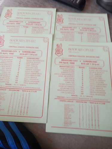 Four reserve programmes - ,