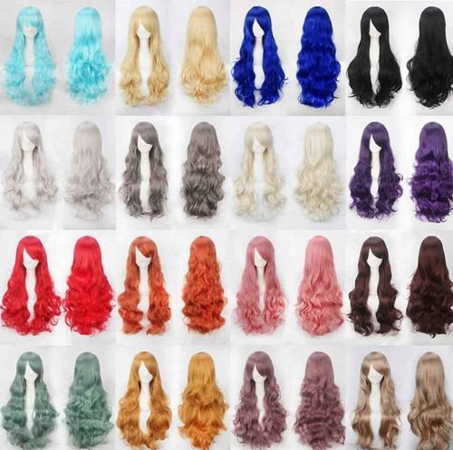 Women long curly wavy - women,