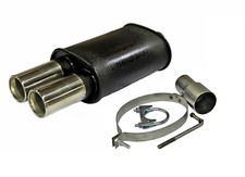 BMW E36 E46 316I 318I 320I 320D 320CI 318CI TWIN UNIVERSAL EXHAUST BACK BOX 003