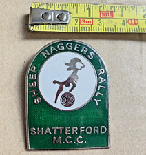 Motorcycle Rally Badge, Shatterford MCC, Sheepnaggers Rally, 2003