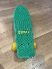 D street skateboard green used