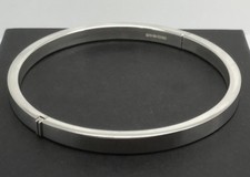 Sterling Silver hinged bangle