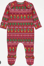 George Baby Red Sleep Suit