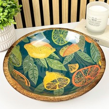 Decorative Bowl Citrus Fruit