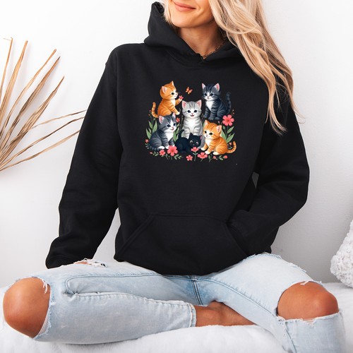 Six cute kittens womens - six,