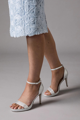 Coast silver heeled sandals - silver,