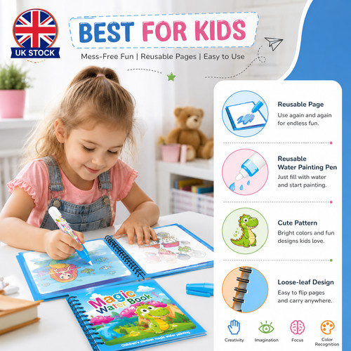 Pack magic water colouring - 6,