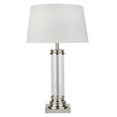 Pedestal table lamp glass - lamp,