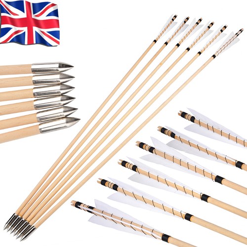 12x wooden arrows 5 - 12x,